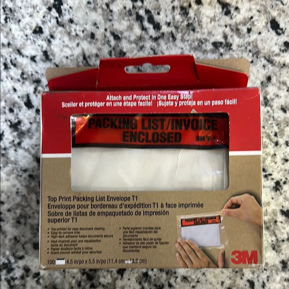 3M Packing List Envelope T1 pack of 100